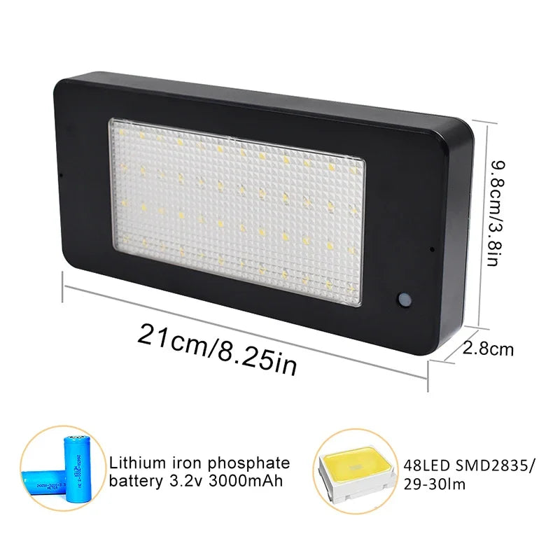 Solar Wall Lights Outdoor Garden Waterproof Panel Lamp Radar Sensor Zpaxo