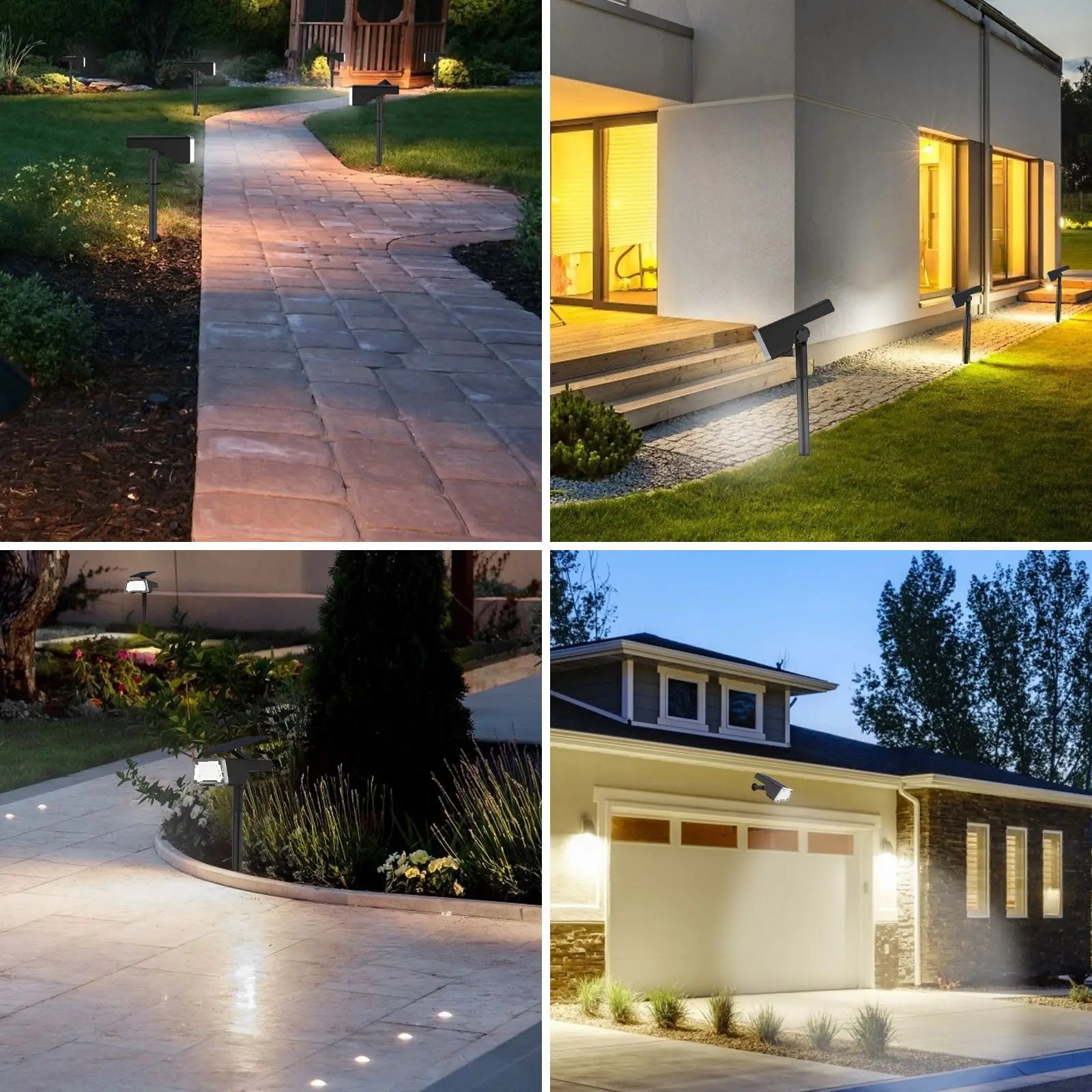 Solar Lawn Lamp Outdoor Adjustable LED Wall Lights Sunlight Landscape Zpaxo