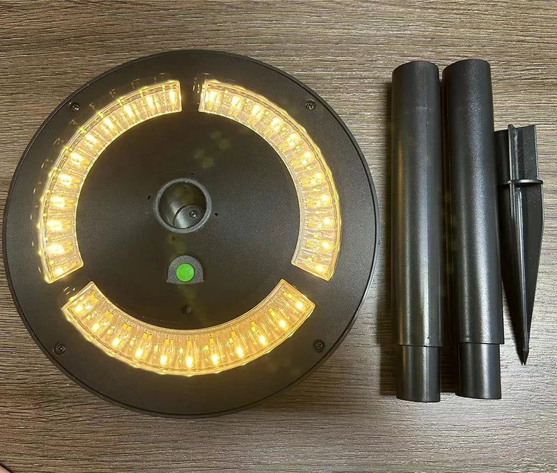 Solar Garden Lights Dual Color Always ON LED Solar Lamp for Pathway Garden Park Lighting Garden Decoration Zpaxo