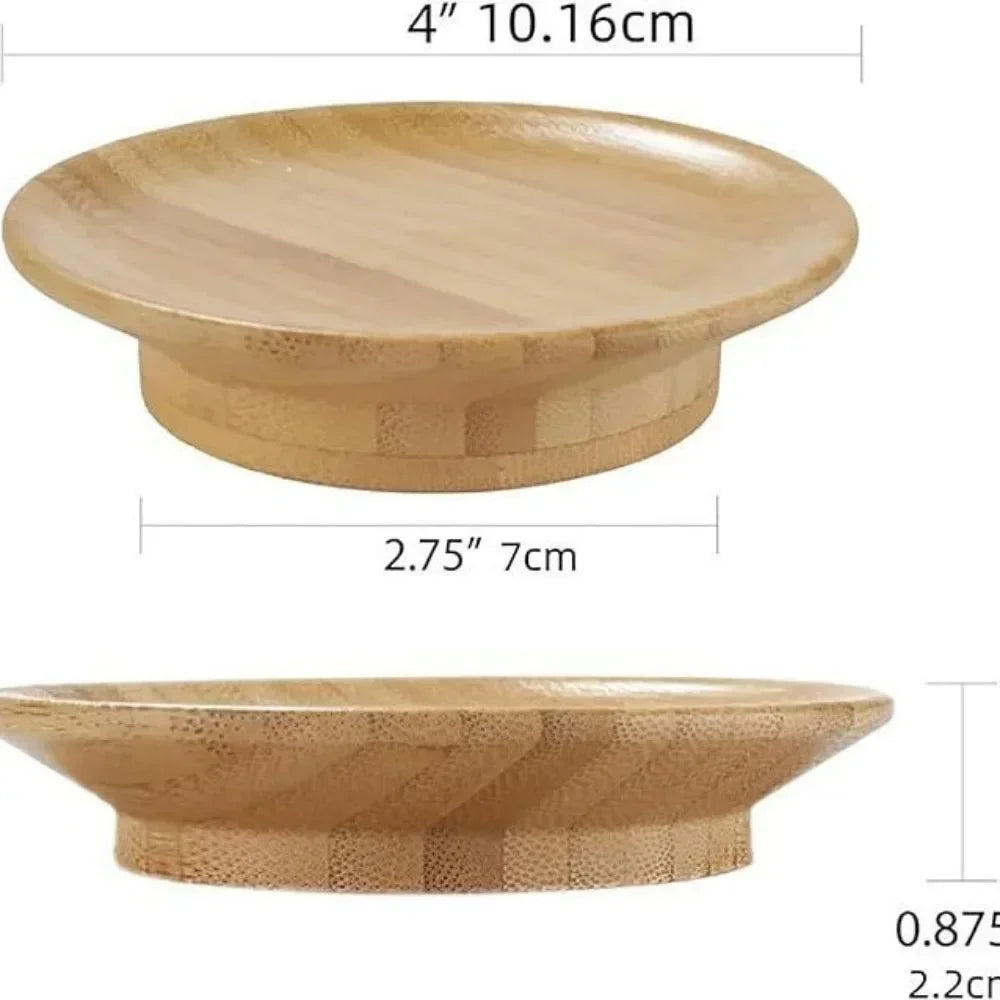 Bamboo Reusable Cup Lid for Red Wine and Food Platters Packaging with Splash-proof Function Bamboo Cup Lid Coasters 10*16*7cm Zpaxo