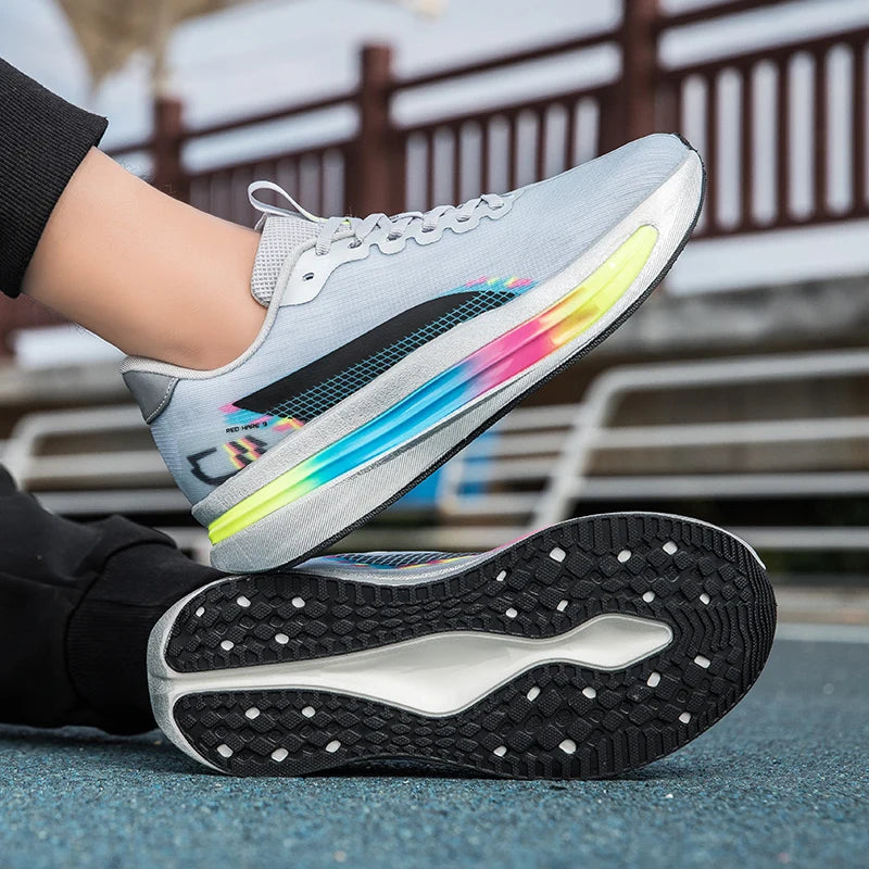 Men's Casual Sneakers Luxury Trainer Shoes Breathable Race Running