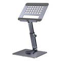 652F Adjustable Tablets and Phone Stand Aluminum Alloy Foldable Holder Dock for Use Zpaxo H06 bracket gray CN