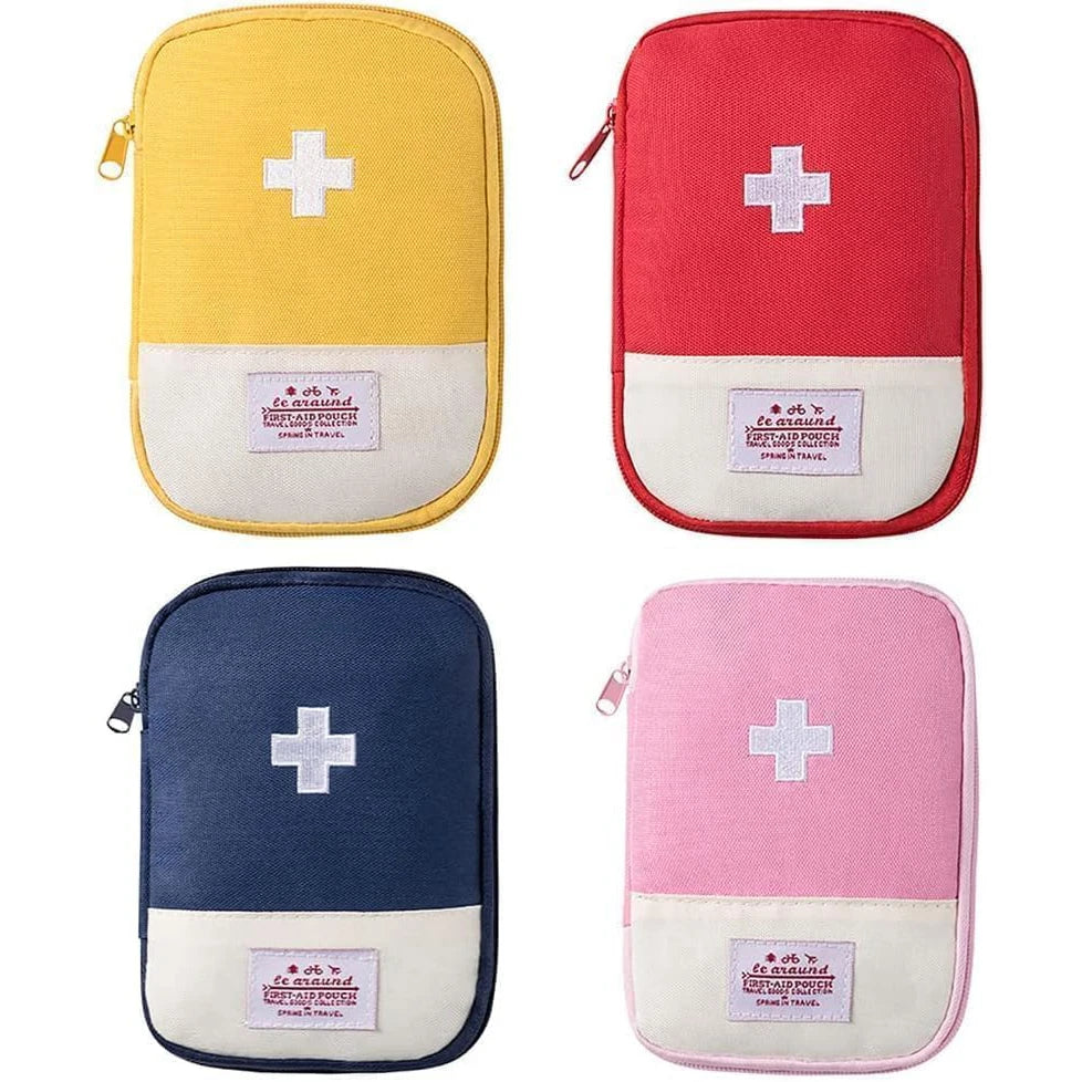 Travel First Aid Kit Medicine Bag Storage Aid Pouch Multi-Function Emergency Medicine Storage Health and Household Outdoor First Zpaxo