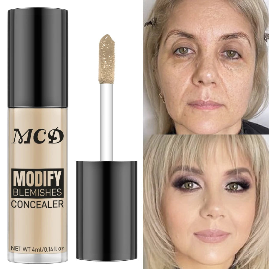 8 Colors Liquid Foundation Effective Concealer Waterproof Profession