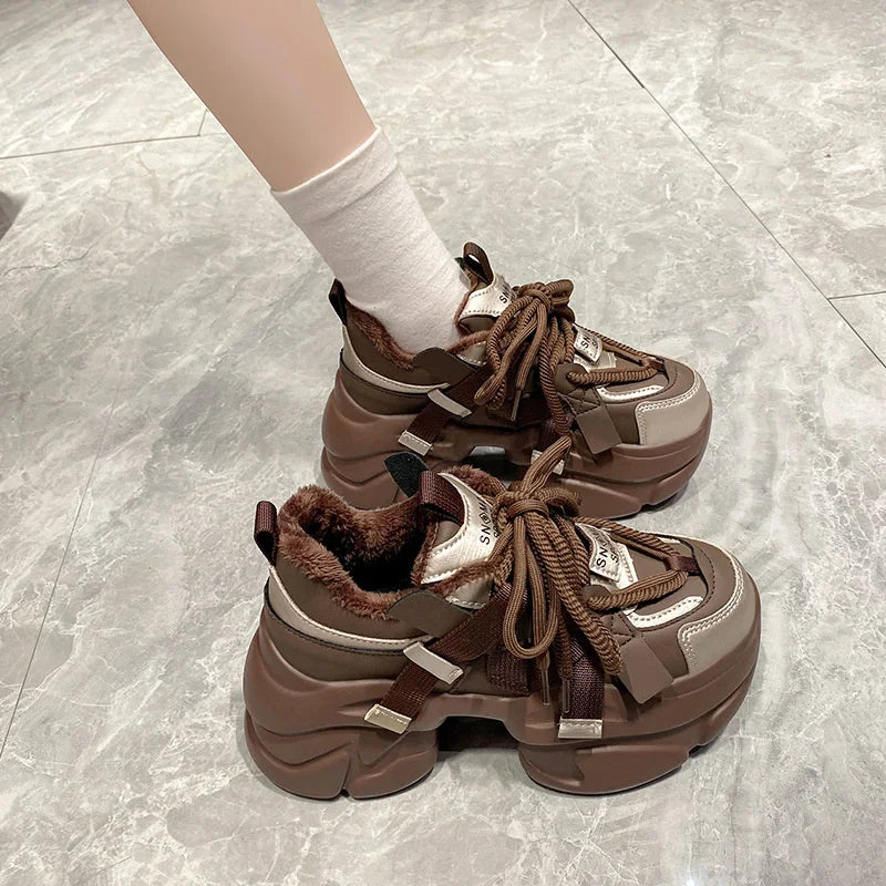 2023 Soft Sneakers Woman Female Fashion Increasing Ladies Trainers Zpaxo