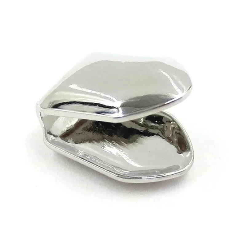 Gold Plated HipHop Single Tooth Grillz Caps – 4 Colors 1/3/5 Pc