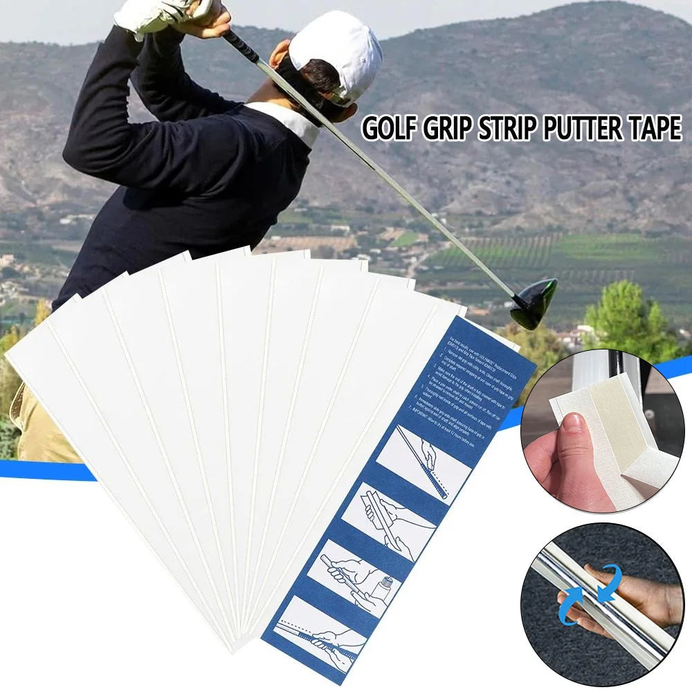 26/13pcs Golf Grip Tape Double Sided Adhesive Strips for Regripping Golf Clubs Installation Golf Grip Strip Putter Tape Zpaxo
