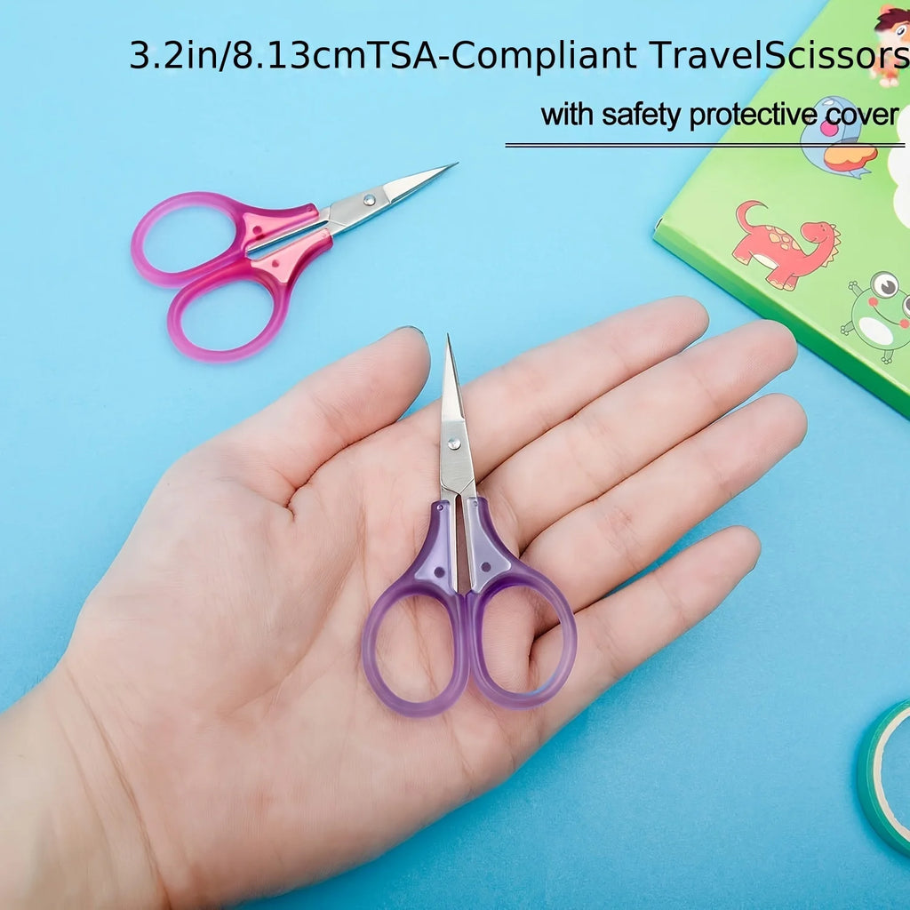 Compact Precision Craft Scissors Sharp Stainless Steel Blades