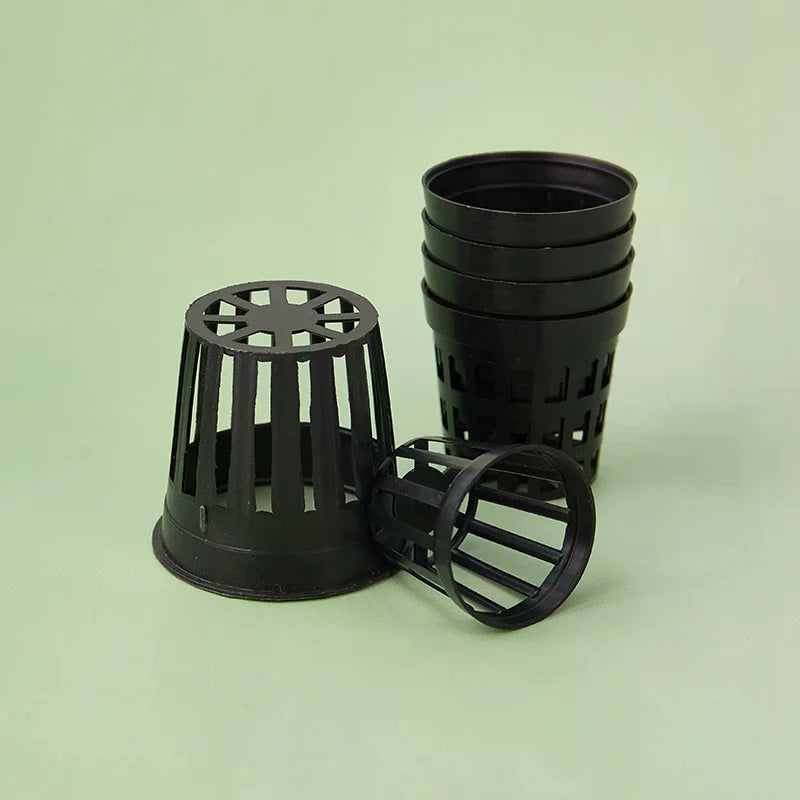 10Pcs Aquarium Flower Basket Water Grass Cup Aquarium Water Grass Growing Pots Sustainable Versatile Hydroponics Planting Cup Zpaxo