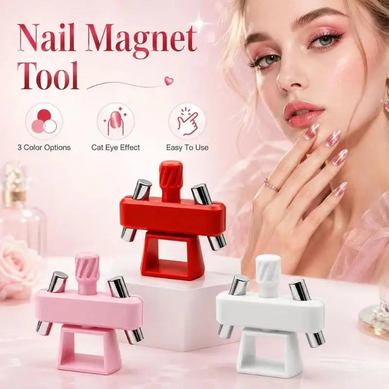 Adjustable Glass Bead Cat Eye Nail Magnet Tool Scratch Resistant Zpaxo