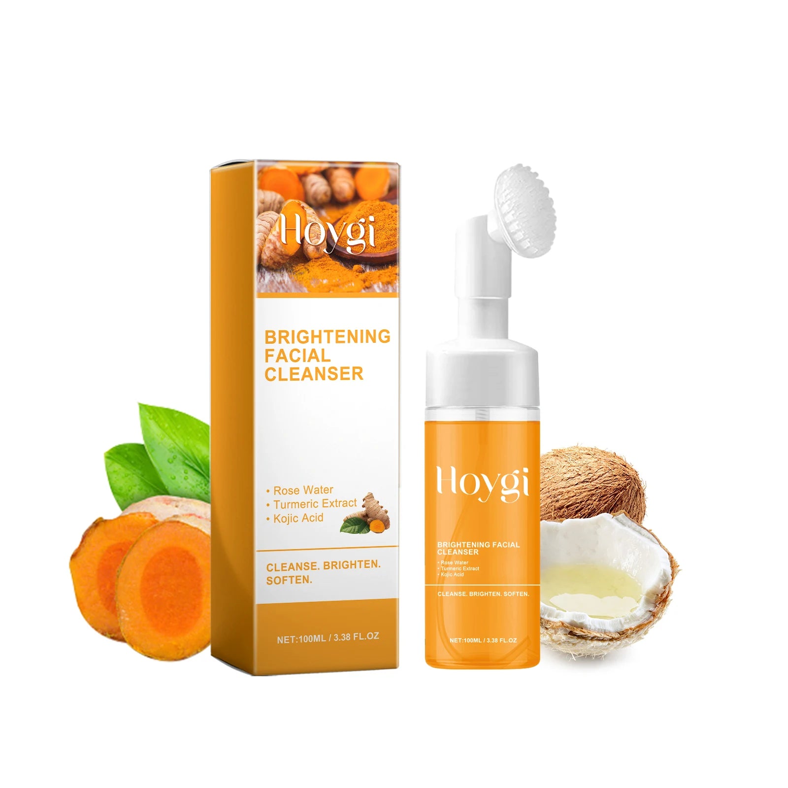 Turmeric Kojic Acid Foaming Facial Cleanser – Acne & Brightening Foaming Facial Cleanser Zpaxo 100ml