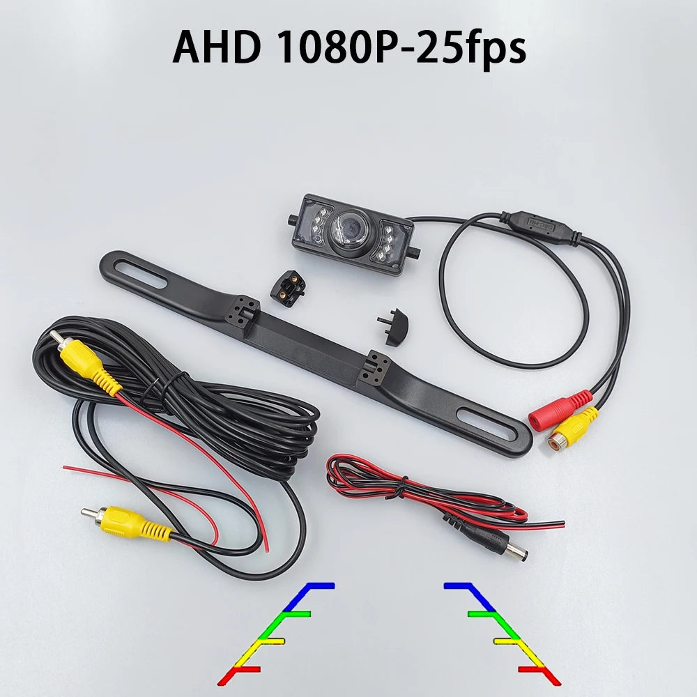 170 Degree HD AHD 1080P Car Rearview Reverse Backup Camera License