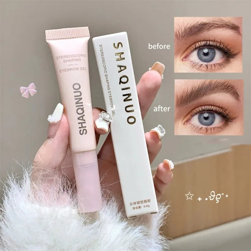 3D Brow Gel Waterproof Smudge-proof Eyebrow Styling Shaping Silicone