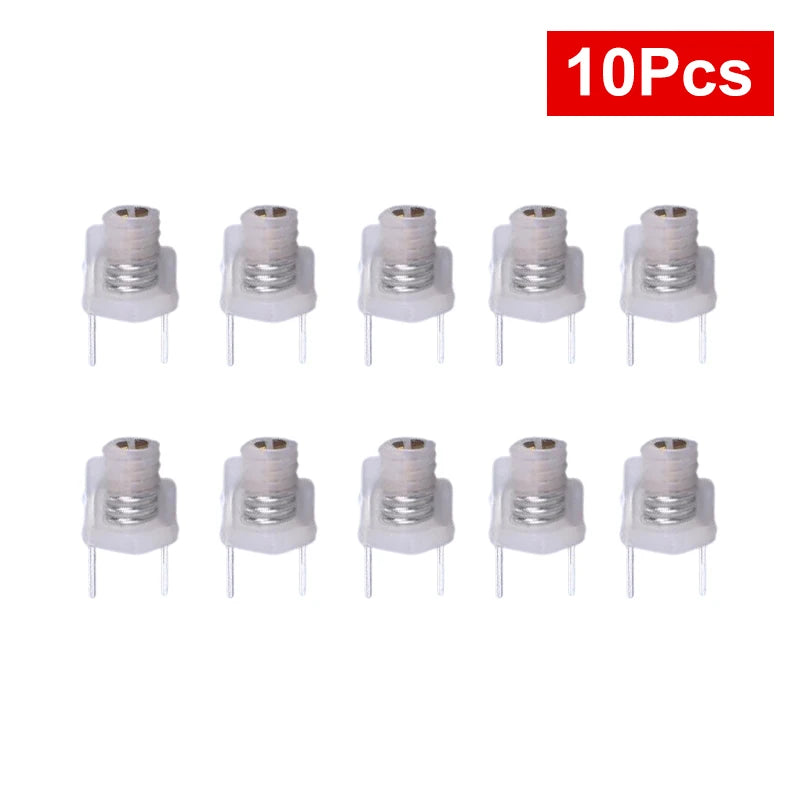10Pcs/lot 7*7-1.5T 7*7-2.5T 7*7-3.5T MD0707 Adjustable Inductor Molded Inductor Hollow Coil Inductor Inductance 1.5*1cm Zpaxo