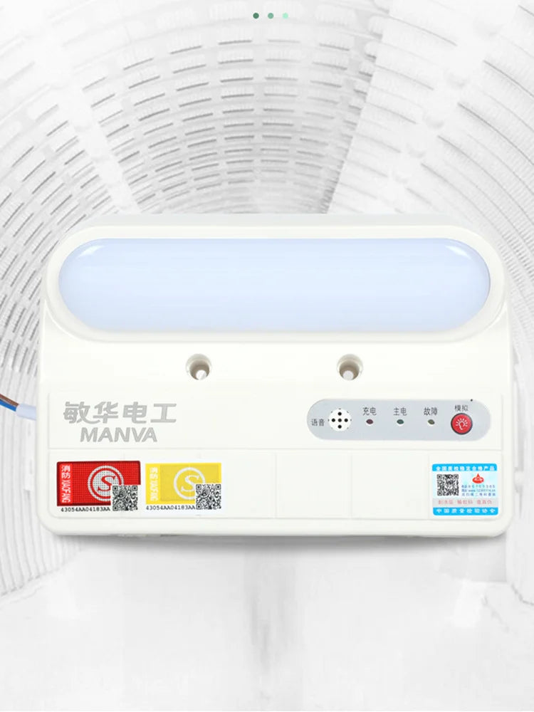 LED Emergency Exit Light – 90-Min Rechargeable Safety Lamp Emergency Exit Light Zpaxo