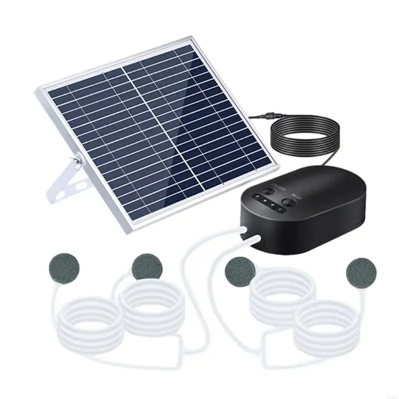 Solar Operated Pond Aerator Enhancing Oxygen Supply Device Outdoor