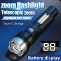 POCKETMAN 3800 Lumen LED Flashlight – 5 Modes USB Rechargeable