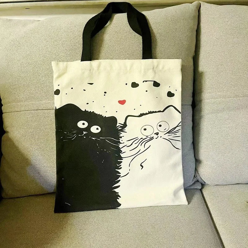 Large Capacity Canvas Bag Women Shoulder Bags Simple Casual Shopping Zpaxo