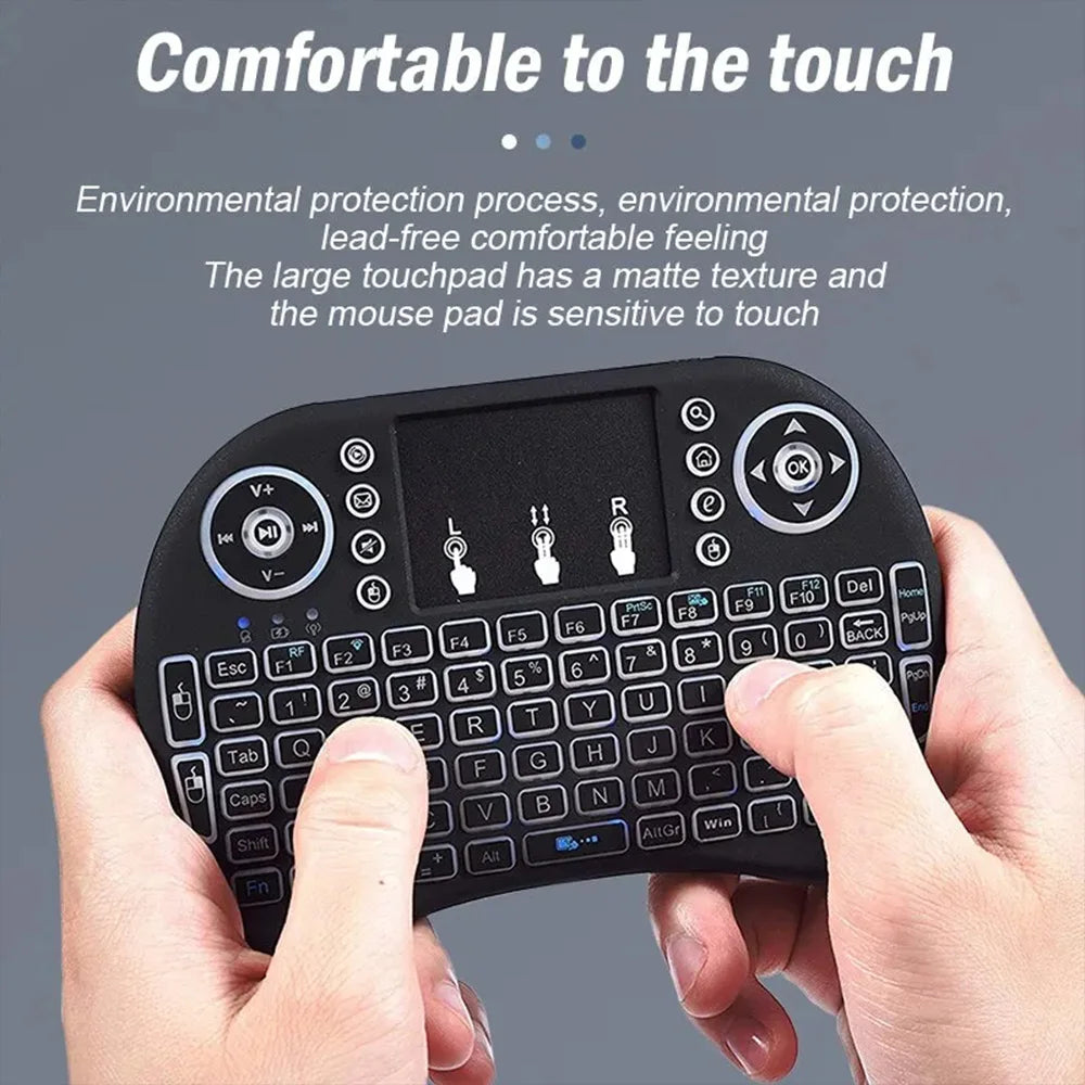 I8 Mini Wireless Keyboard 2.4G Air Mouse Touchpad for Smart TV Wireless Mini Keyboard Zpaxo