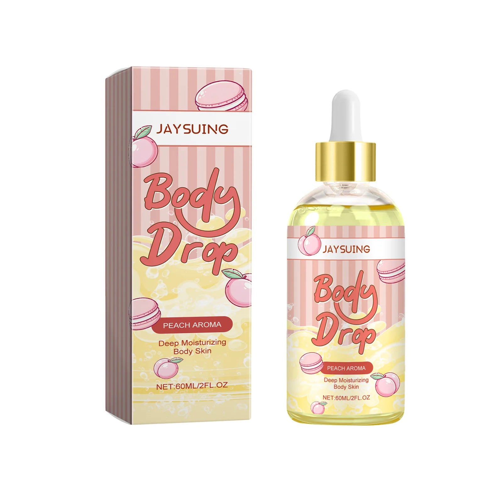 Jaysuing Coconut Body Fragrance Oil – Moisturizing Massage Oil 60ml Body Fragrance Oil Zpaxo 60ml Peach