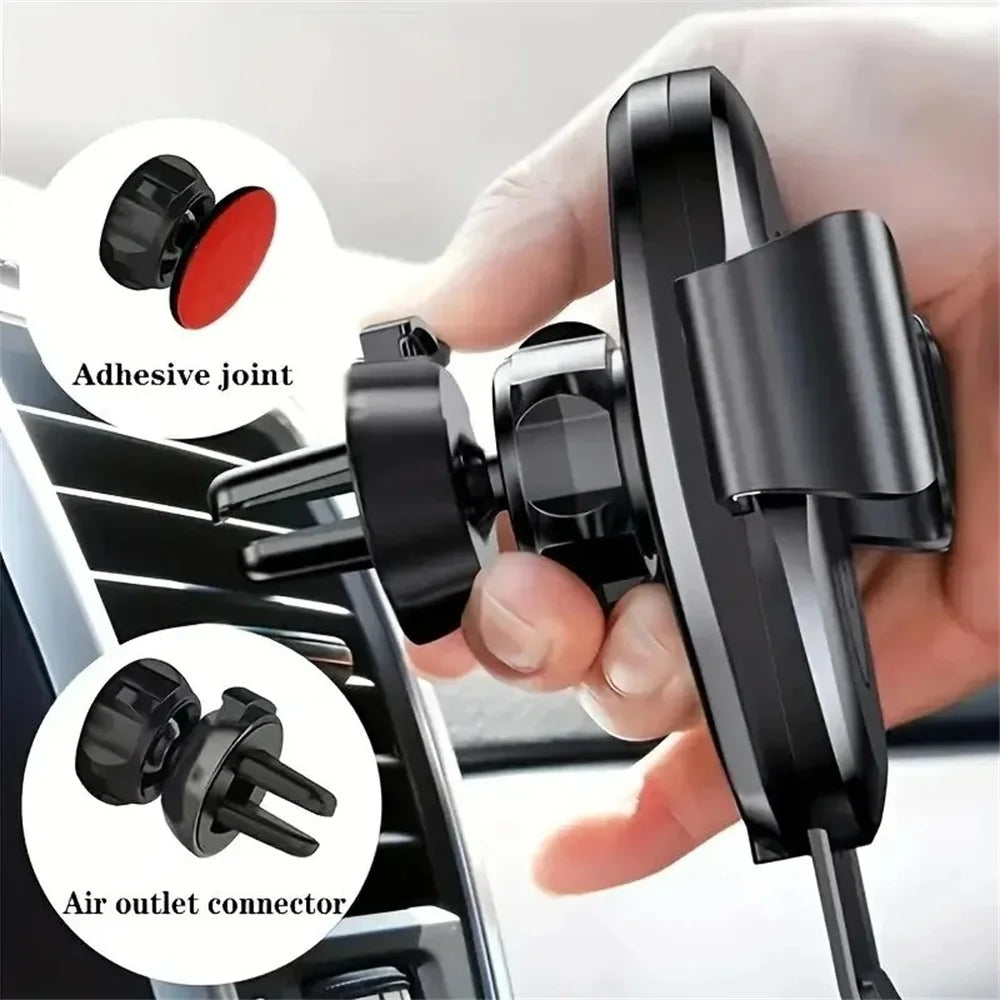 30W Fast Wireless Car Charger Mobile Phone Holder Gravity Induction Car Air Vent Phone Holder Stand For iPhone Samsung Xiaomi Zpaxo