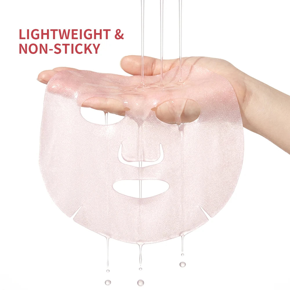 Korean Salmon DNA PDRN Mask Pink Vita Coating Sheet Mask Hydrate Firm Balance Glass Skin Facial Care Mask Zpaxo