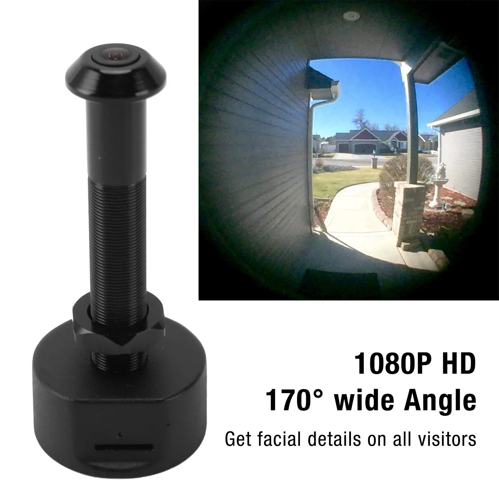 Wifi Peephole Camera 1080P HD Mobile Detection 150 Wide Angle Lens