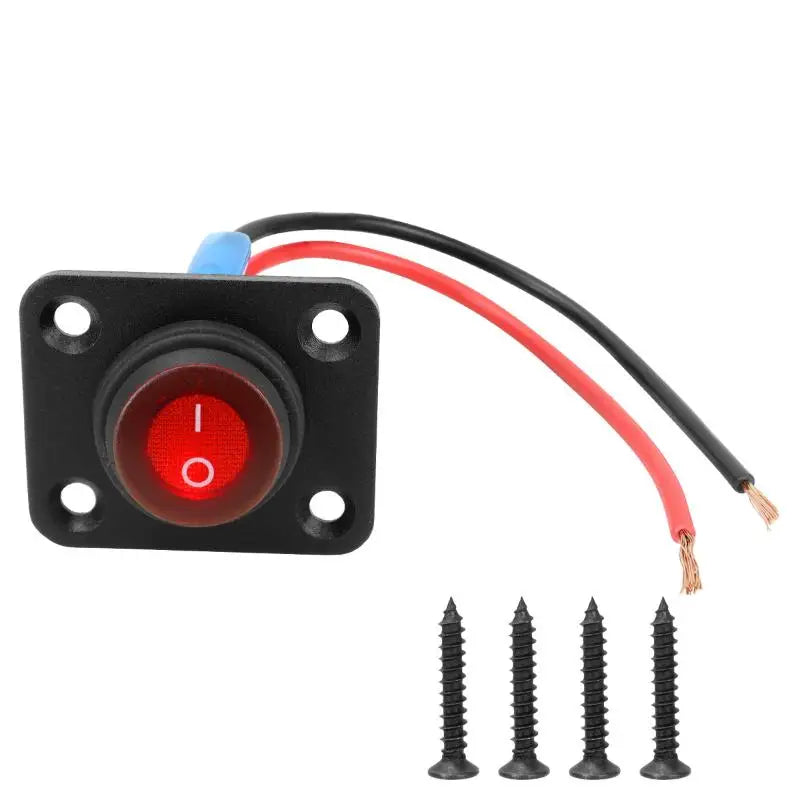 12V Waterproof 1-6 Gang Rocker Switch Panel – LED Boat & Truck