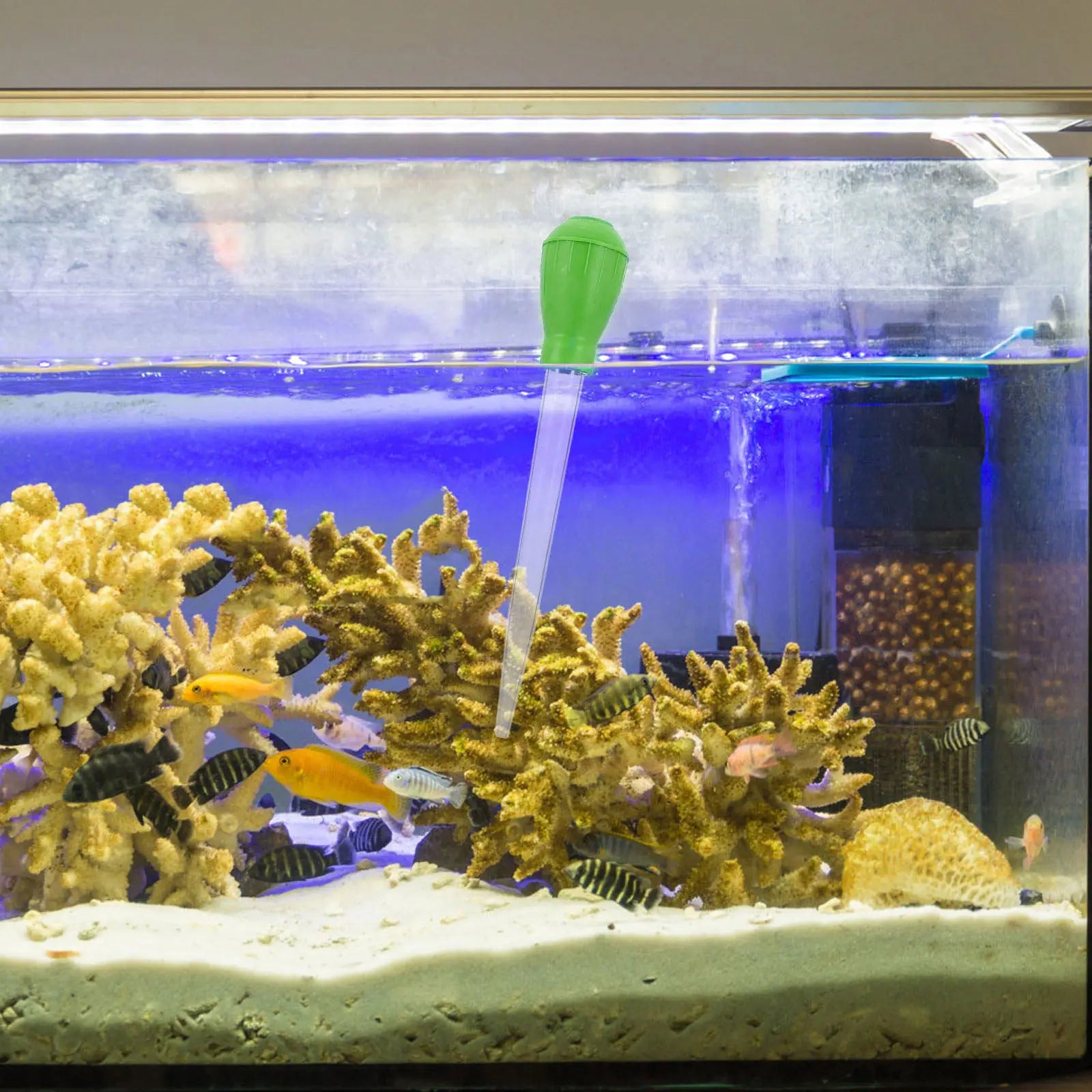 Manual Fish Tank Cleaner Portable Aquarium Water Dropper Efficient
