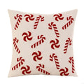 Decorative Velvets Cushion Cover Embroidered Snow Pattern Home