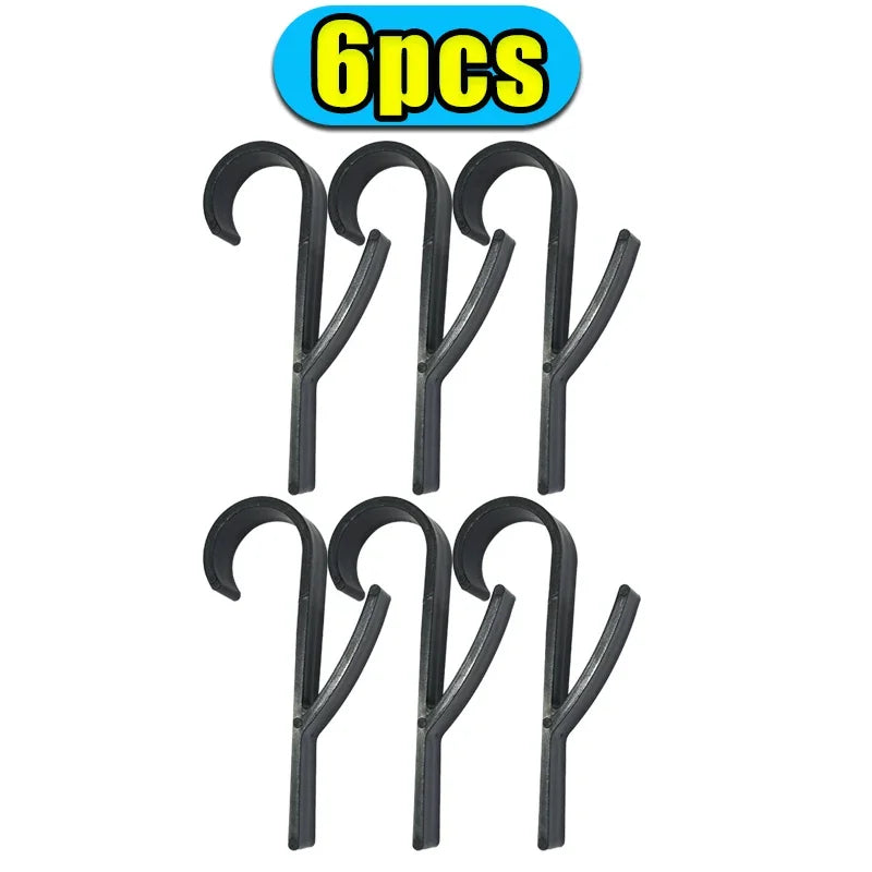 Heated Radiator Towel Rail Hooks – Clip-On Bathroom Hanger Radiator Towel Hooks Zpaxo Black-6pcs