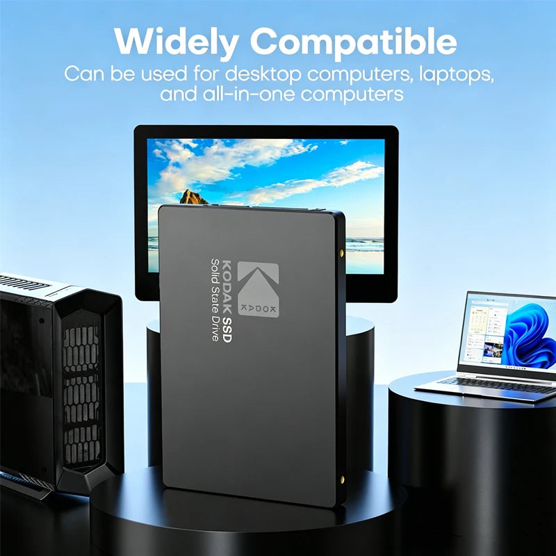Kodak X120 Pro 2.5" SATA III Internal Solid State Drive SSD 1TB 512GB 256GB 128GB for Laptop Computer PC Zpaxo