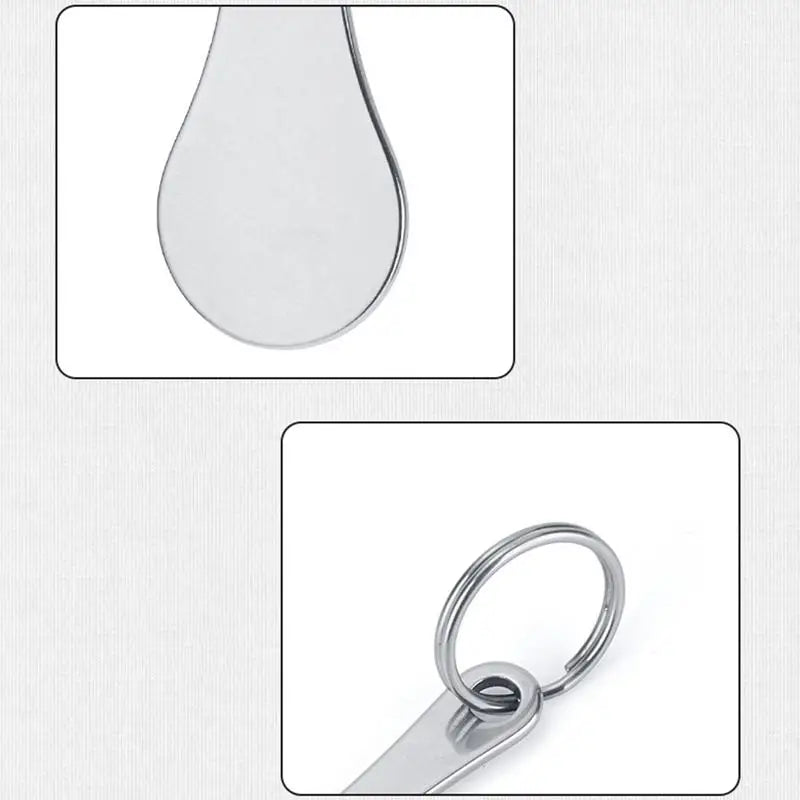 Shopping Trolley Keychain Cart Unlock Tools Quarter Stainless Steel