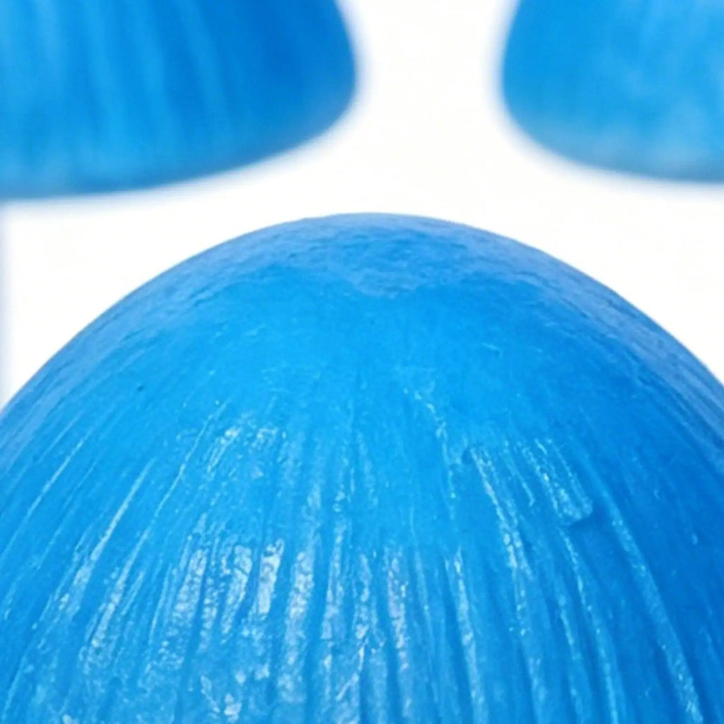 Mini Resin Mushrooms Blue DIY 6 Fairy Decoration Tiny Mushroom Stakes