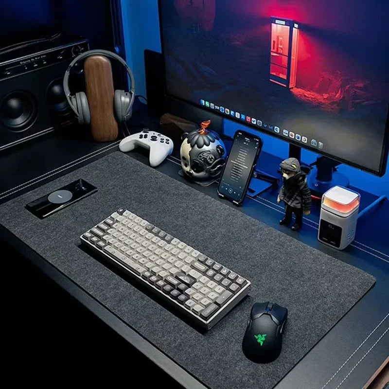 Large Gaming Mouse Pad Non-slip Wool Felt Mousepad Office Desk Mat Zpaxo