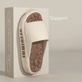 Fashion Men Slippers Non-slip Sandals Thick Soft Platform House Shoes