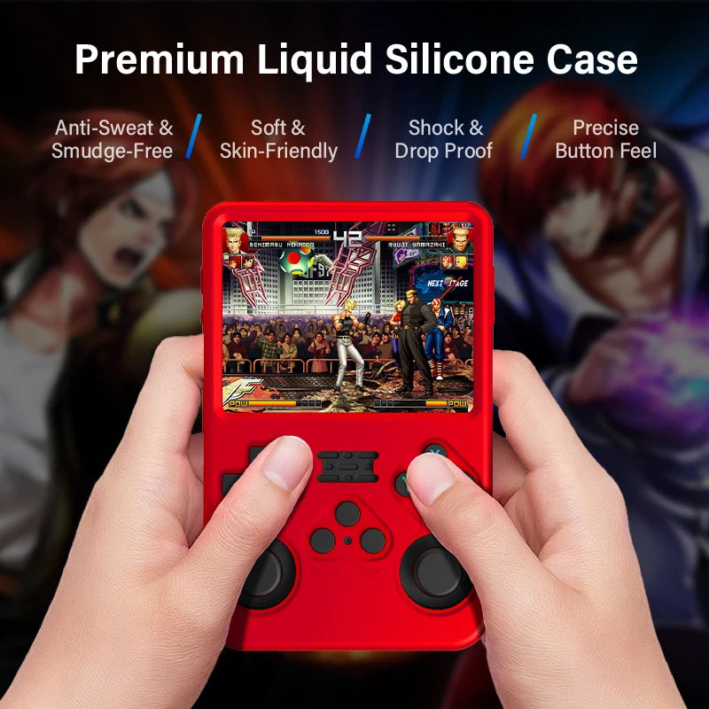 Protective case For R36S Silicone Case Soft 360° drop protection Case For R36s Handheld Game Console Accessories Zpaxo