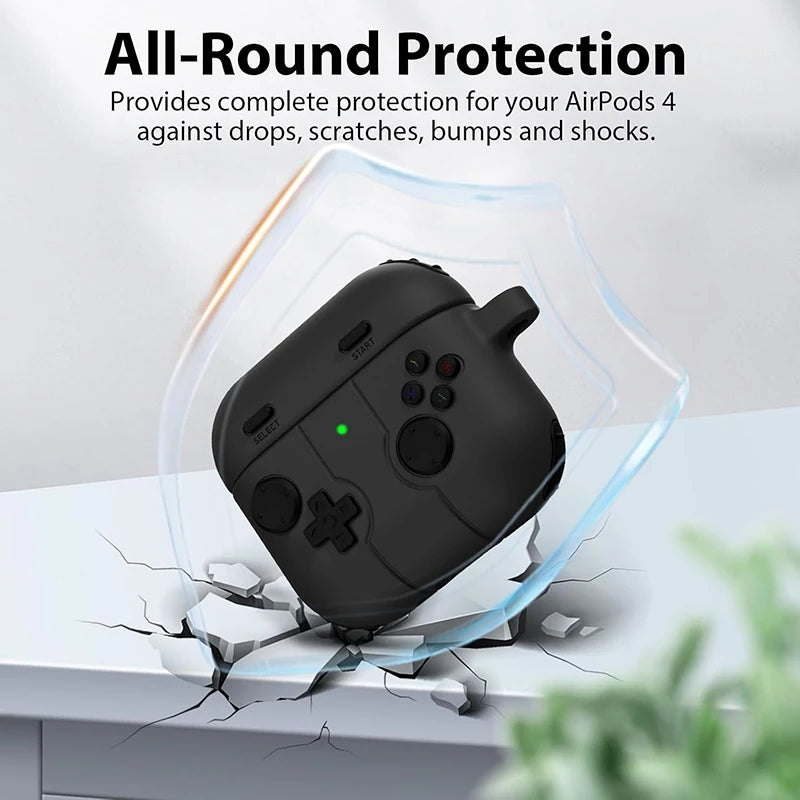 Case For AirPods Pro 1st 2nd Gen Headphone Protection Cover For Apple Airpods 3 4 3D Cartoon Game Case Silicone Earphones Cover Zpaxo