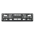 Glossy Surface Registration Plate Holder Anticorrosion Durable License Plate Frame High Quality Waterproof Zpaxo Black