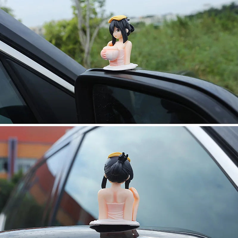 Kawaii Anime Car Dashboard Figurine – Kanako Bobblehead Doll