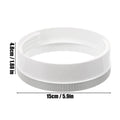 AC Round Exhaust Hose Coupler Secure Fit Adapter Portable Split Air