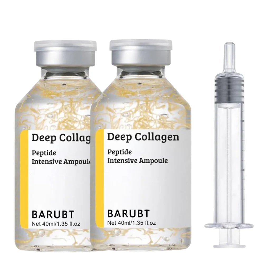 Silk Collagen Essence Serum Deep Peptide Intensive Revitalizing Face Cream Anti-Wrinkle Firming Lifting Korean Skin Care 40ml Zpaxo