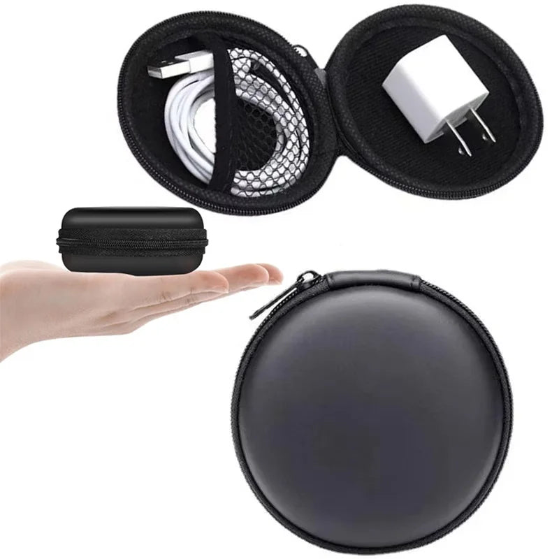 Earphones Storage Bag Bluetooth Headphone EVA Hard Box Portable Zpaxo