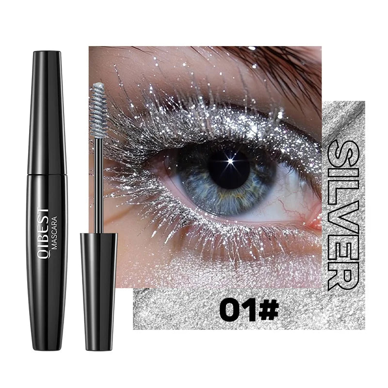 Sparkle Shattered Diamonds Colored Pearl Glitter Mascara Zpaxo 01