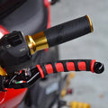 1 Pair Anti-Slip Gel Sleeve Motorcycle Brake Handle Protection Cover for Mountain Road Bike Lever Safety Accessory Zpaxo Red