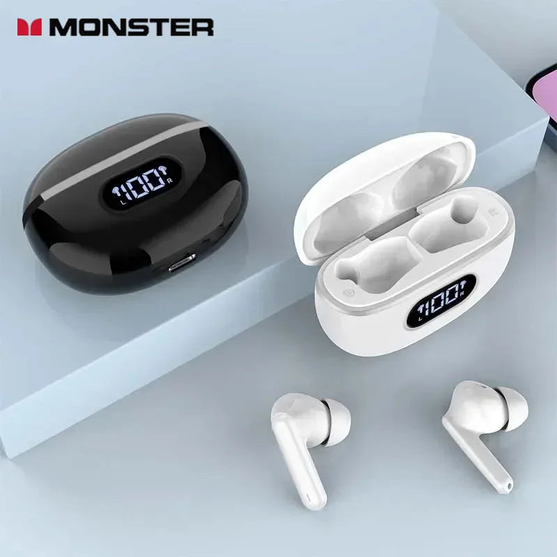 MONSTER E98 Wireless Earphones ANC+ENC Noise Cancellation Earbuds