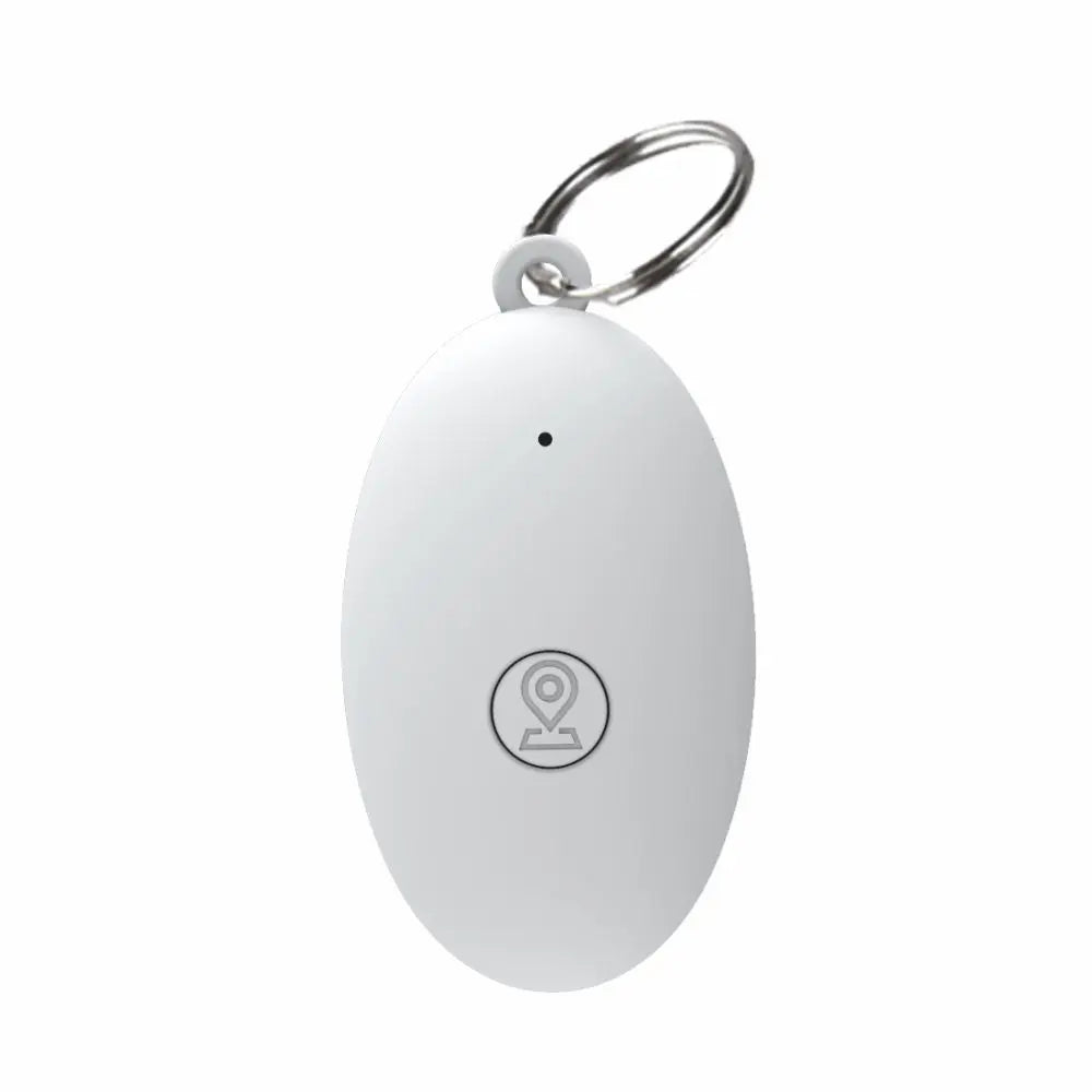 Mini GPS Tracker Bluetooth Tracker Smart Anti-Lost Device Pets Kid Bag Wallet Wireless Tracking Smart Finder Locator Accessories Zpaxo White