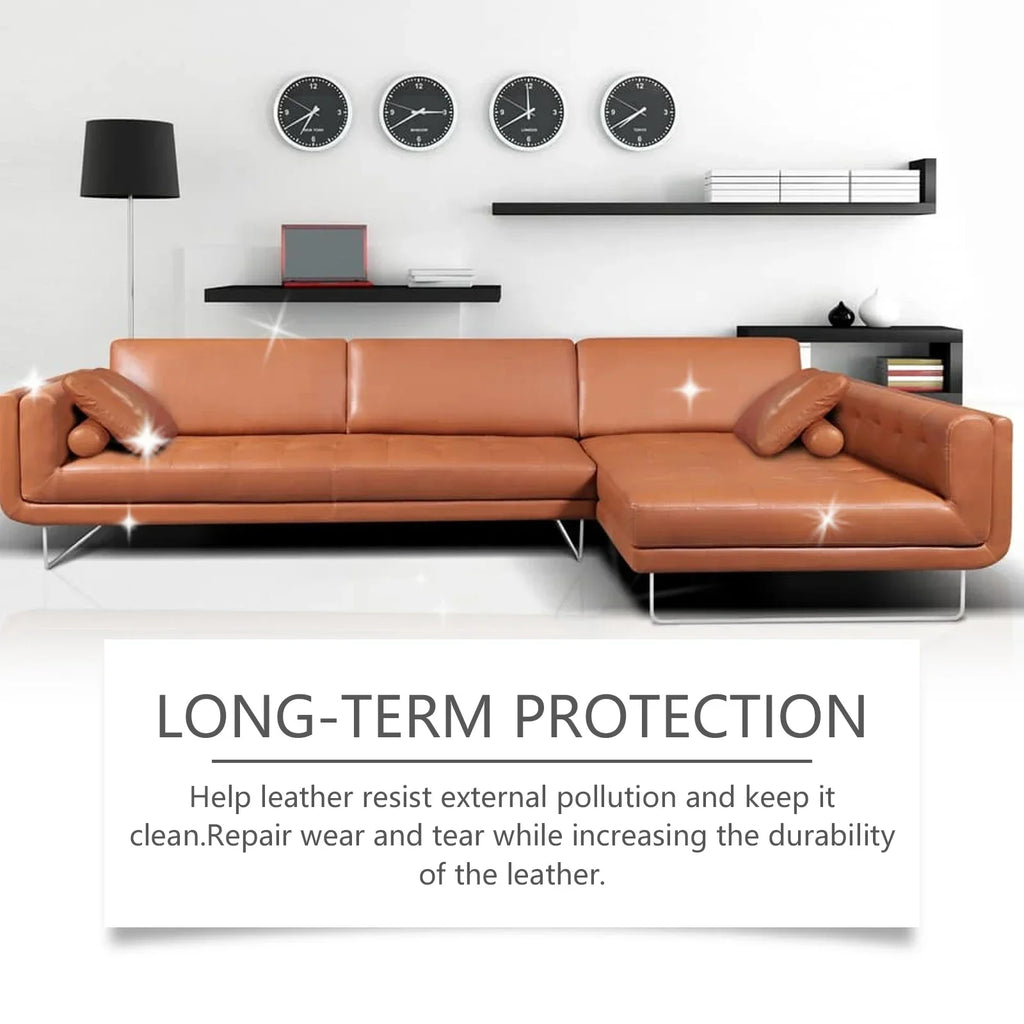 Advanced Leather Cleaning Cream Restoration Oil Cream Leather Sofa Car Interior Polishing Penetrates Deeply Long-Lasting Beauty Zpaxo