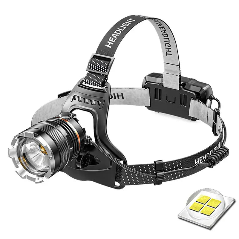 ESMARTER XHP50 LED Headlamp 2300LM Zoomable Waterproof