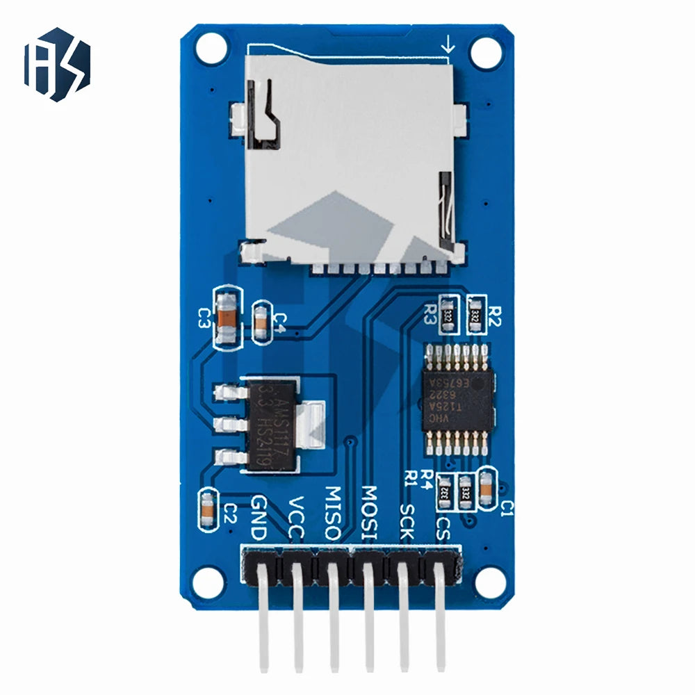 1PCS/5PCS Micro SD/TF Card Reader Module: SPI Interface with Level Shifter Chip for Arduino Compatible Zpaxo